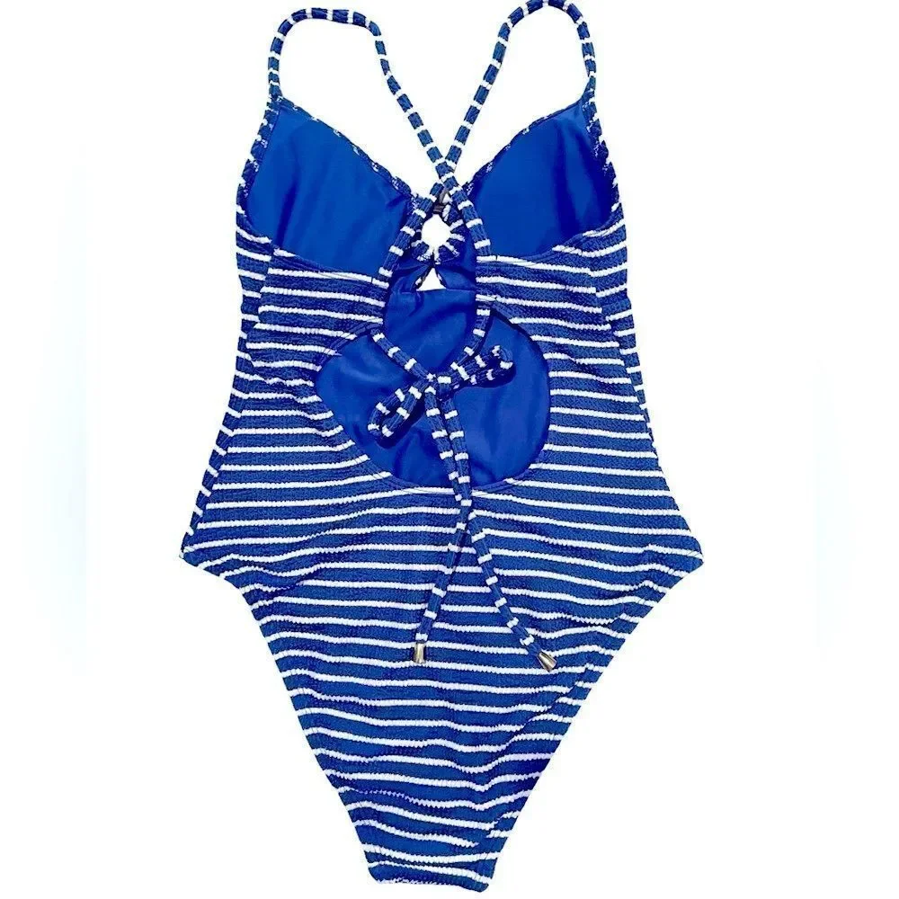 Lucky Brand - Nautical Striped Swimwear